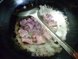 茭白风干肉炒荷兰豆的做法步骤：9