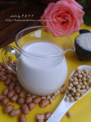 【营养米汁】——花生牛奶大米汁的做法步骤：9