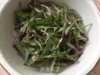 蒜蓉苣荬菜的做法步骤：2