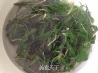 蒜蓉苣荬菜的做法步骤：4