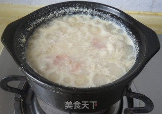 鸡米豆渣羹的做法步骤：7