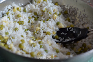 豌豆玉米甜粽的做法步骤：2