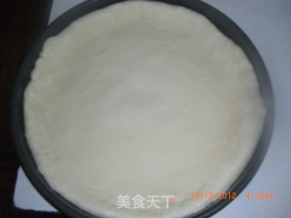 北极虾披萨的做法步骤：6