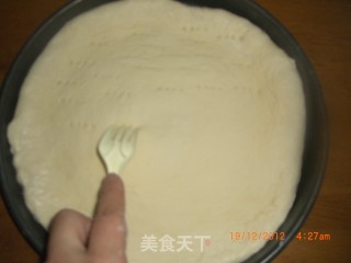 北极虾披萨的做法步骤：7