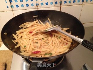 酸辣土豆丝的做法步骤：8