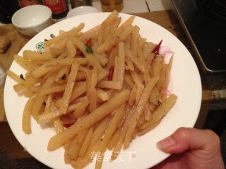 酸辣土豆丝的做法步骤：9