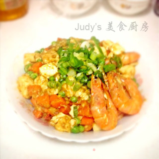 Judy's 自制蟹黄豆腐的做法步骤：7