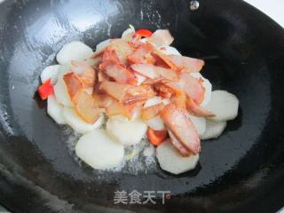 山药腊肉的做法步骤：10
