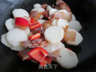山药腊肉的做法步骤：12