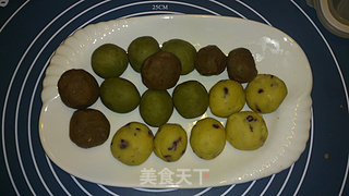 五彩冰皮月饼（君之方子）的做法步骤：4