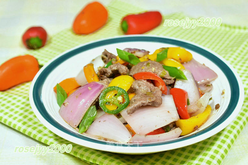 椒麻牛肉--快手菜
