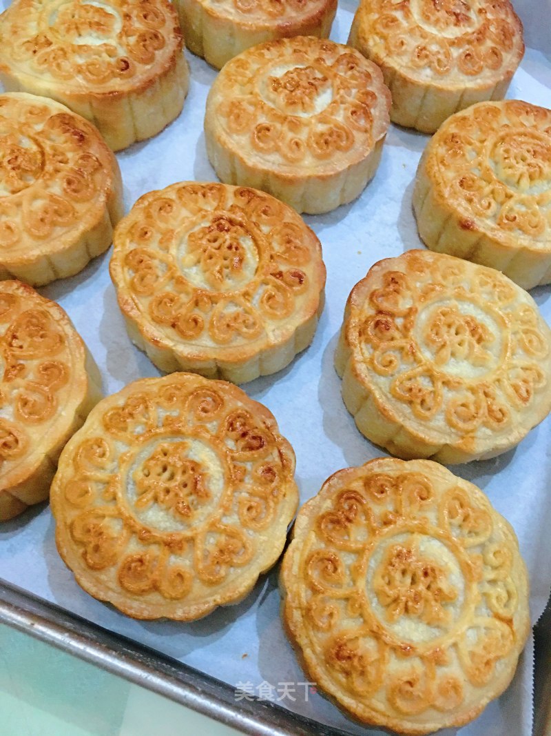 菠萝水果味月饼的做法