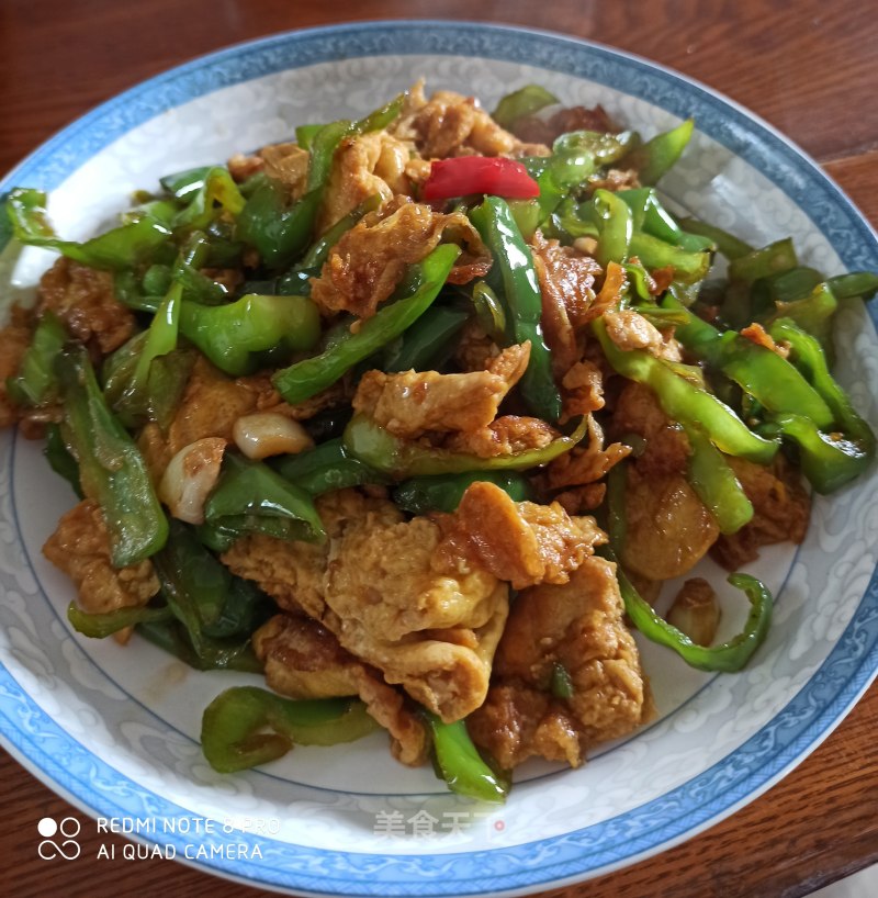 青椒炒蛋的做法
