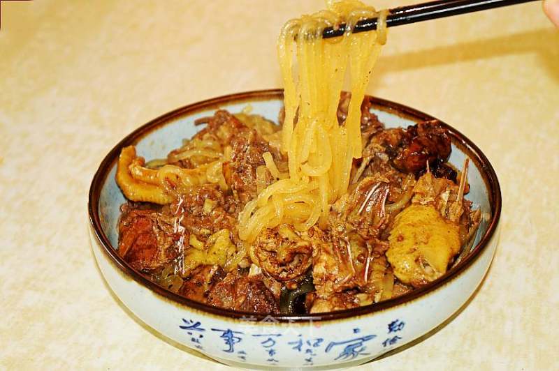 小鸡炖粉条的做法