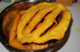 油炸豆渣锅篦子的做法步骤：14