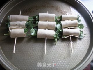 香辣烧烤豆腐串的做法步骤：7