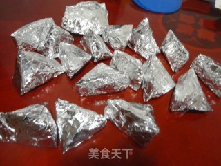 鲍鱼粽子 锡纸包的做法步骤：11