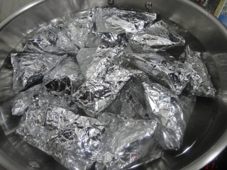 鲍鱼粽子 锡纸包的做法步骤：12