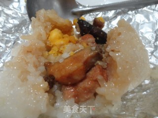 鲍鱼粽子 锡纸包的做法步骤：15