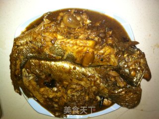 酱烧黄鱼的做法步骤：7