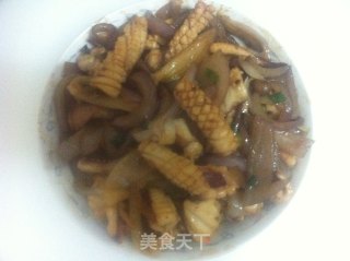 洋葱爆鱿鱼~的做法步骤：7