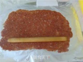 给孩子自制健康零食——黑椒蜜汁猪肉脯的做法步骤：5