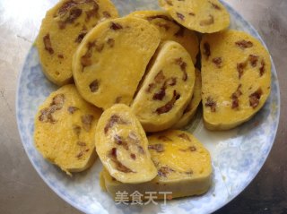 香煎枣馍的做法步骤：2