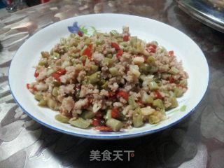 肉末豇豆的做法步骤：6