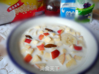快手营养早餐--香蕉燕麦牛奶的做法步骤：6