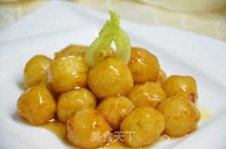 糖醋土豆球的做法步骤：9