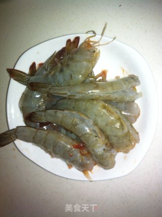 香酥荔枝虾的做法步骤：4