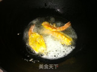 香酥荔枝虾的做法步骤：10