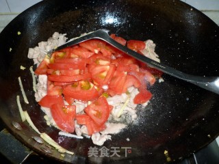 番茄肉片的做法步骤：4