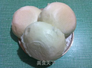 蒸白头和豆沙包的做法步骤：15