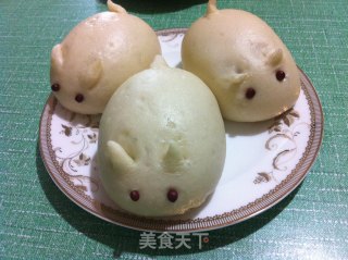 蒸白头和豆沙包的做法步骤：27
