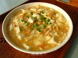 蟹黄豆腐的做法步骤：11