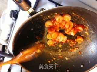 虾仁西红柿滑蛋的做法步骤：5