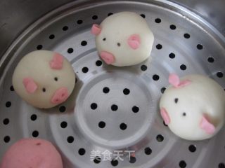 小猪馒头的做法步骤：10