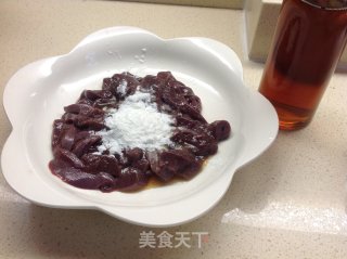 冬笋爆猪肝的做法步骤：1