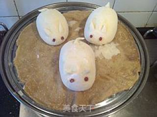 爱心早餐---肥鼠豆沙包的做法步骤：21