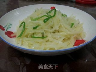 青椒土豆丝的做法步骤：8