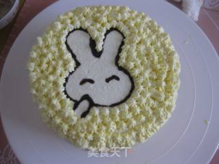 兔子生日蛋糕的做法步骤：12