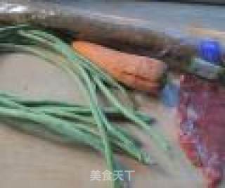 肉丝牛蒡的做法步骤：1