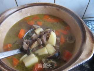 土豆鸡汤煲的做法步骤：16