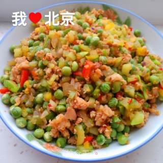 肉末豌豆的做法步骤：9