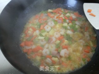 咖哩炒饭的做法步骤：6