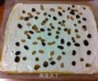 千叶纹戚风蛋糕卷的做法步骤：15