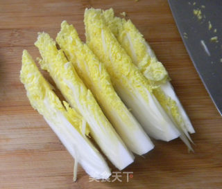 虾酱娃娃菜的做法步骤：2