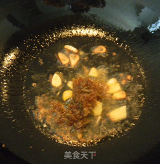 虾酱娃娃菜的做法步骤：4