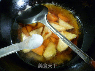 胡萝卜烧豆腐的做法步骤：11